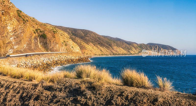 沿太平洋海岸公路/加州1号州际公路的加州海岸线